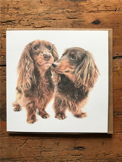 Jessica Lennox Greetings Card- The Long and Short Of It